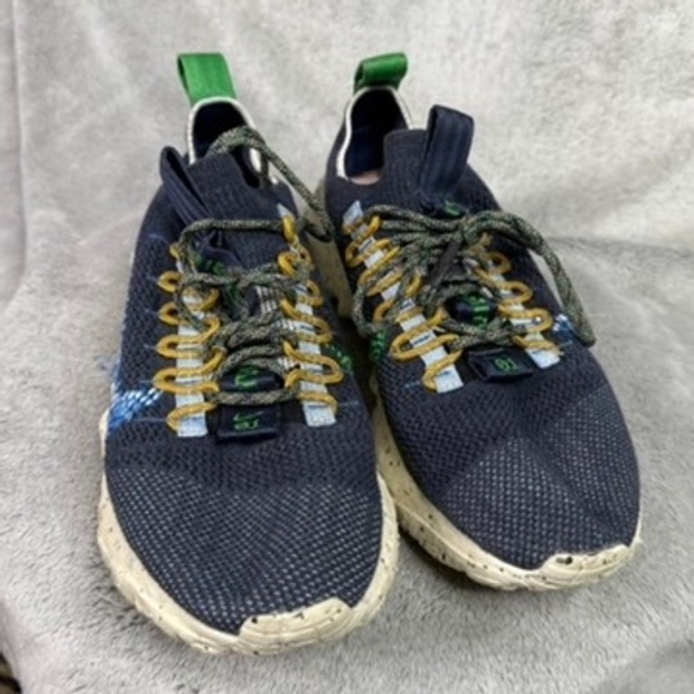 Nike Space Hippie 01 Men Dark Navy Green Volt DJ3050 400 Athletic Shoes Size 7